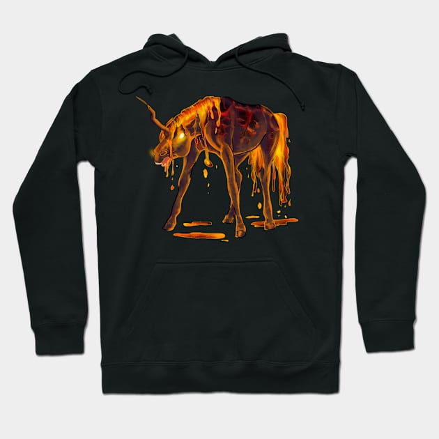 Fire Unicorn Hoodie by Unicornarama